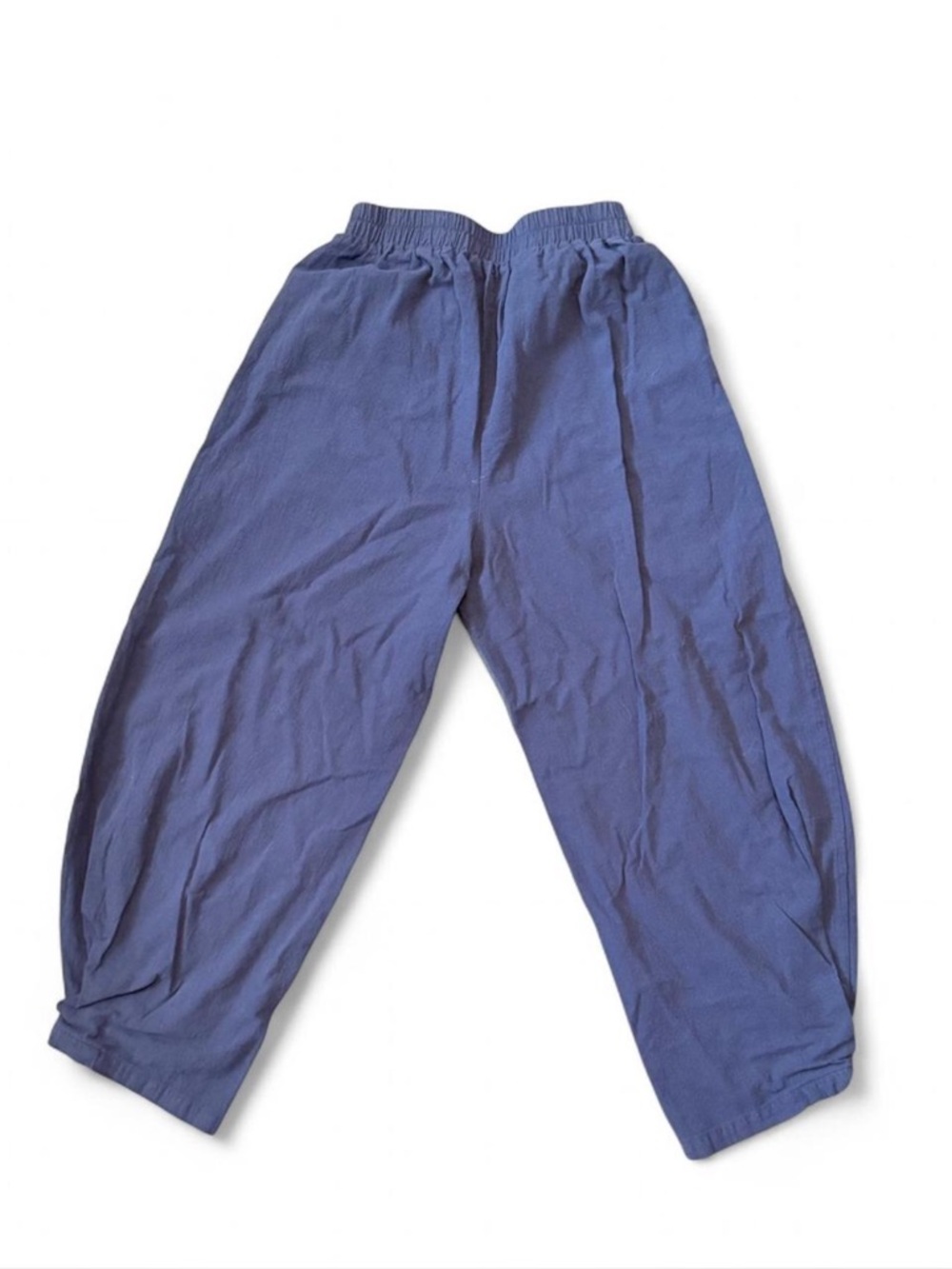 Cupshe Navy Wide Leg Drawstring Pants - Picture 4 of 5